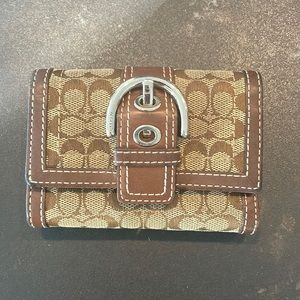 Folding signature Coach wallet
